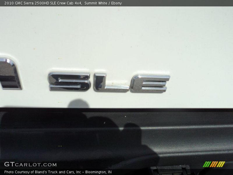 Summit White / Ebony 2010 GMC Sierra 2500HD SLE Crew Cab 4x4