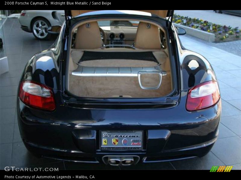 Midnight Blue Metallic / Sand Beige 2008 Porsche Cayman S