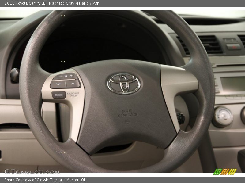 Magnetic Gray Metallic / Ash 2011 Toyota Camry LE