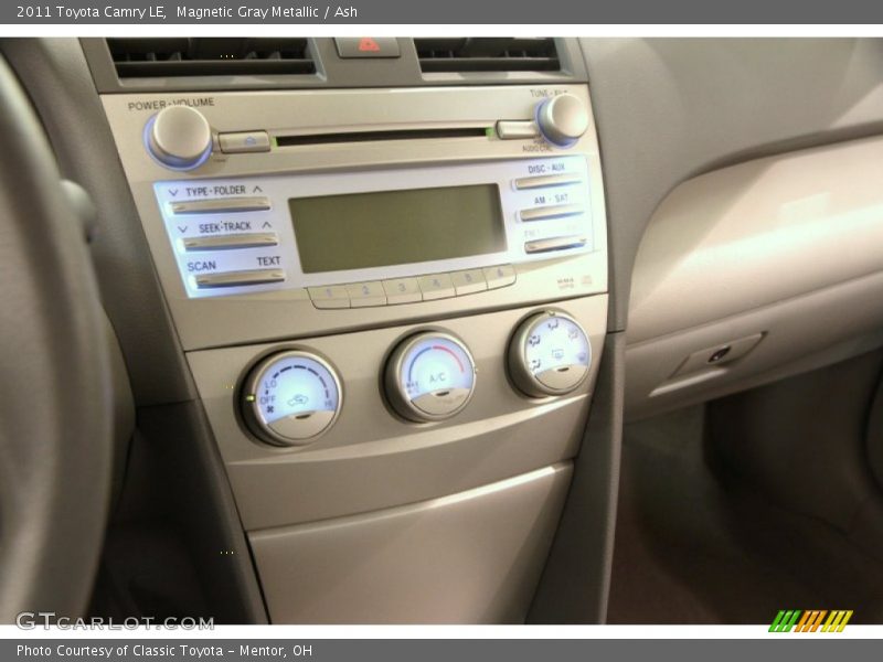 Magnetic Gray Metallic / Ash 2011 Toyota Camry LE