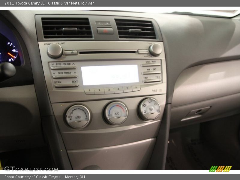 Classic Silver Metallic / Ash 2011 Toyota Camry LE