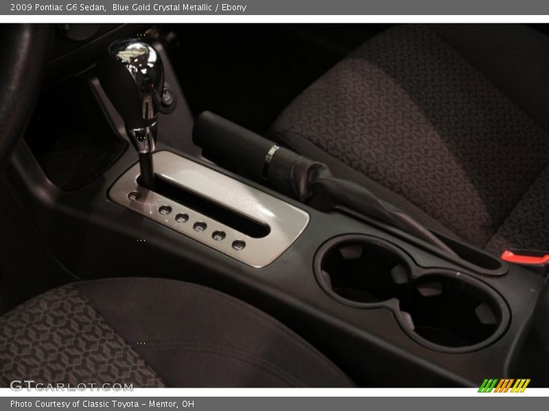 Blue Gold Crystal Metallic / Ebony 2009 Pontiac G6 Sedan