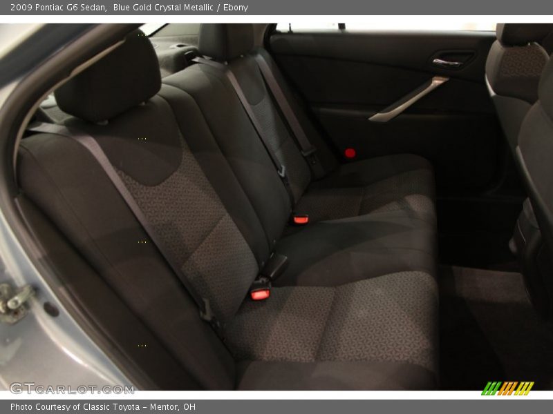 Blue Gold Crystal Metallic / Ebony 2009 Pontiac G6 Sedan