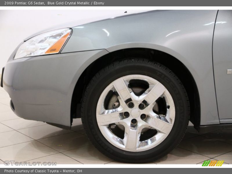 Blue Gold Crystal Metallic / Ebony 2009 Pontiac G6 Sedan