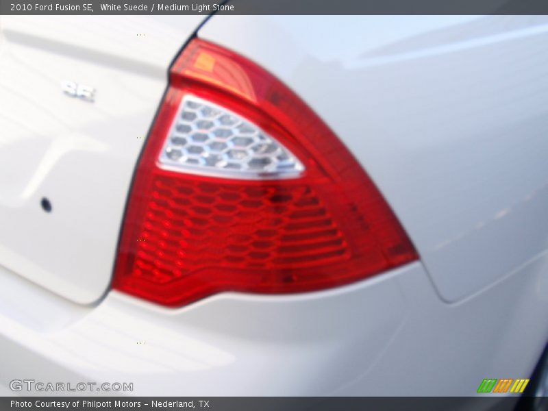White Suede / Medium Light Stone 2010 Ford Fusion SE