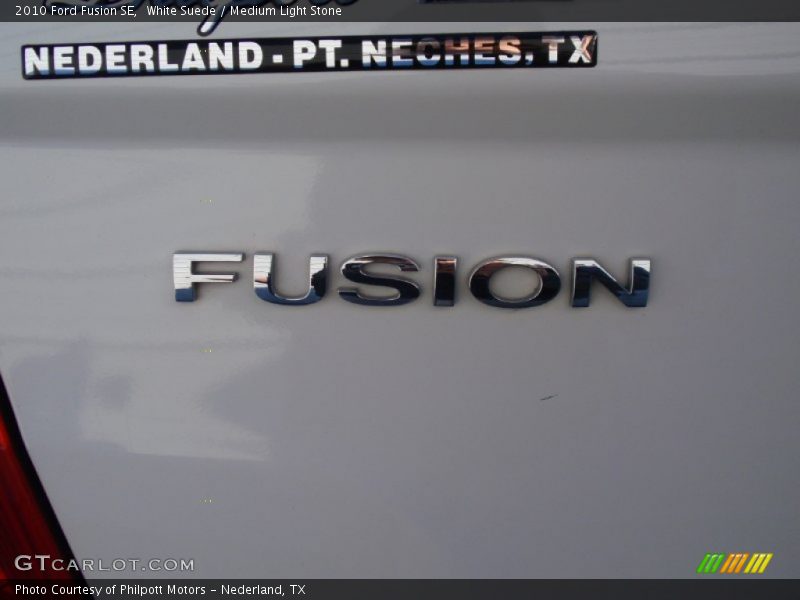 White Suede / Medium Light Stone 2010 Ford Fusion SE