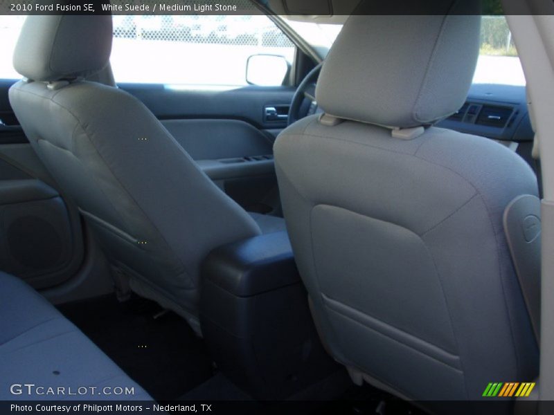 White Suede / Medium Light Stone 2010 Ford Fusion SE
