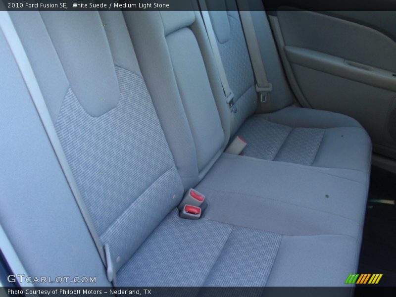 White Suede / Medium Light Stone 2010 Ford Fusion SE