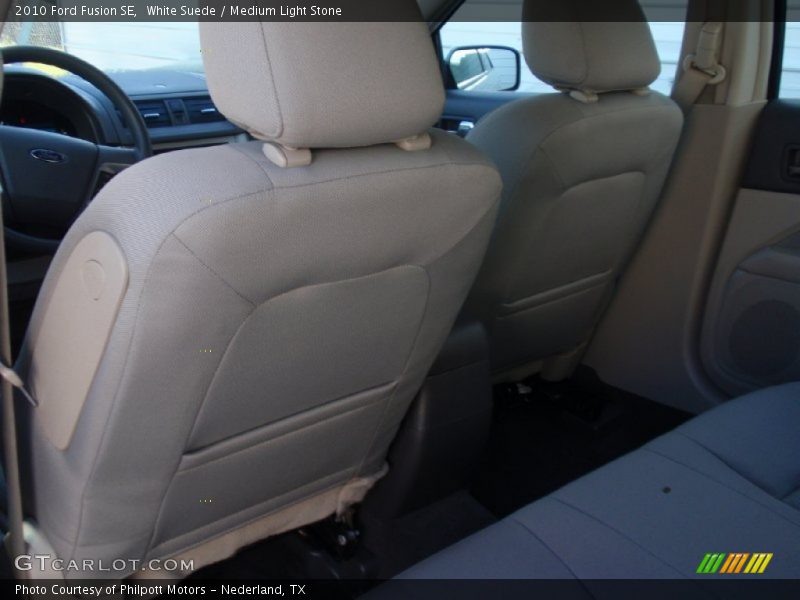 White Suede / Medium Light Stone 2010 Ford Fusion SE
