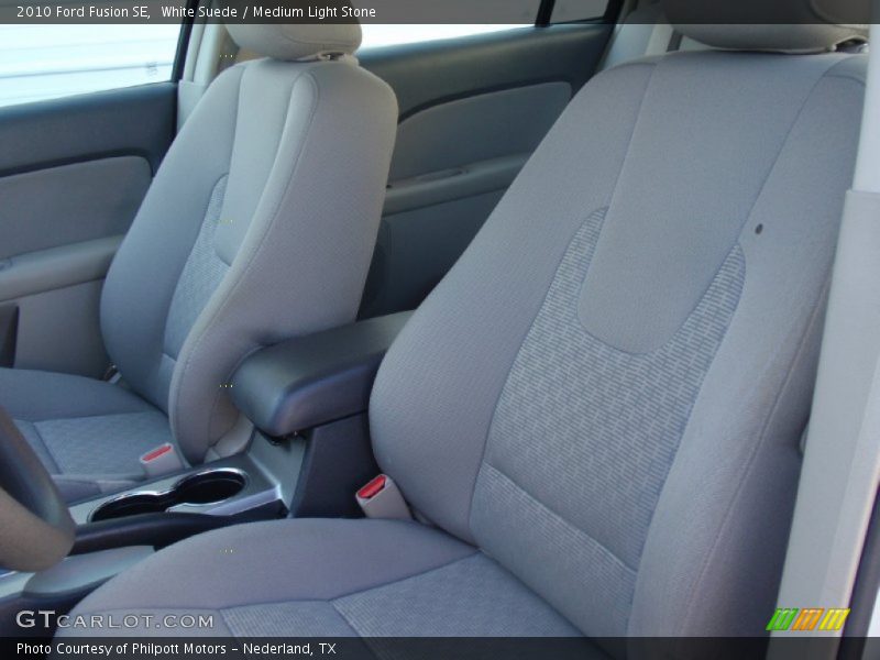 White Suede / Medium Light Stone 2010 Ford Fusion SE
