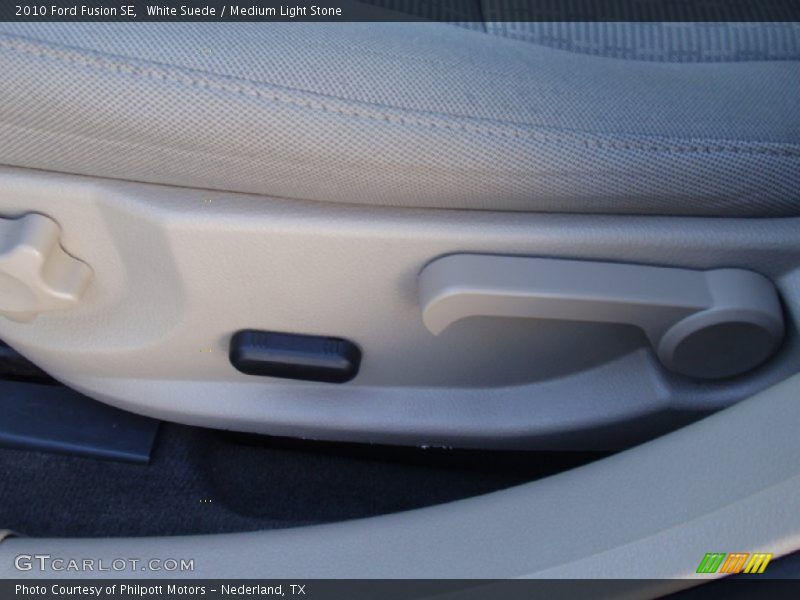 White Suede / Medium Light Stone 2010 Ford Fusion SE