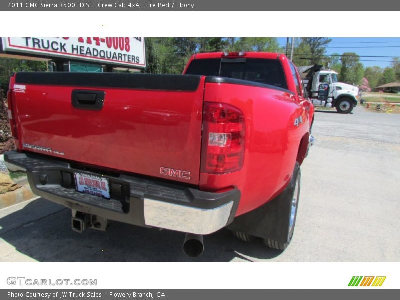 Fire Red / Ebony 2011 GMC Sierra 3500HD SLE Crew Cab 4x4