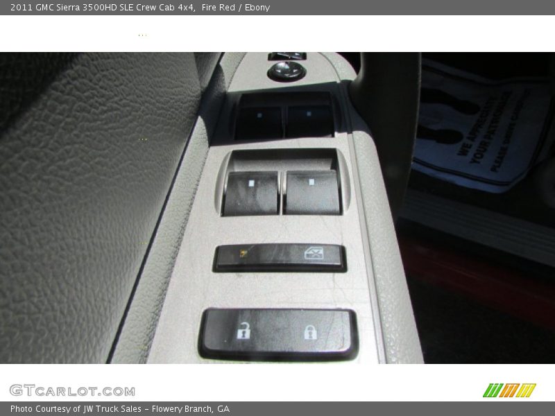 Fire Red / Ebony 2011 GMC Sierra 3500HD SLE Crew Cab 4x4