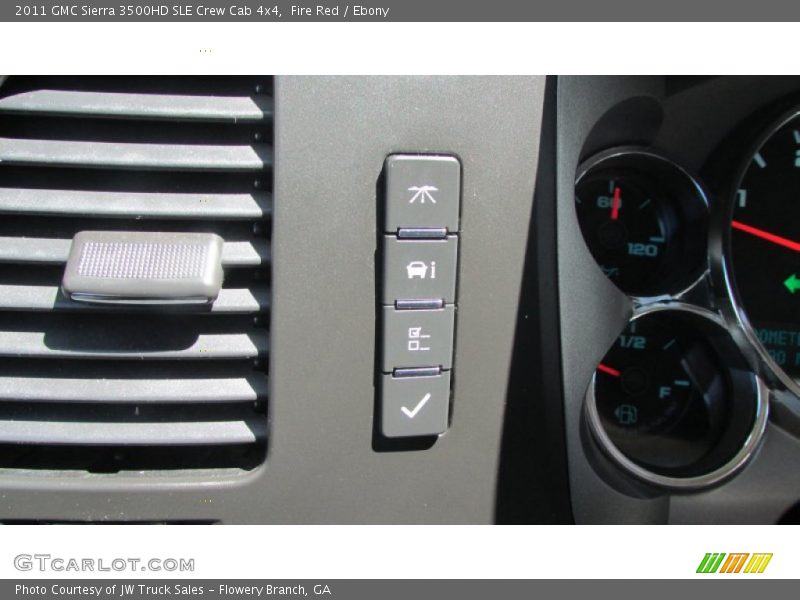 Fire Red / Ebony 2011 GMC Sierra 3500HD SLE Crew Cab 4x4