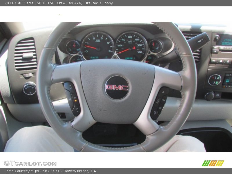 Fire Red / Ebony 2011 GMC Sierra 3500HD SLE Crew Cab 4x4