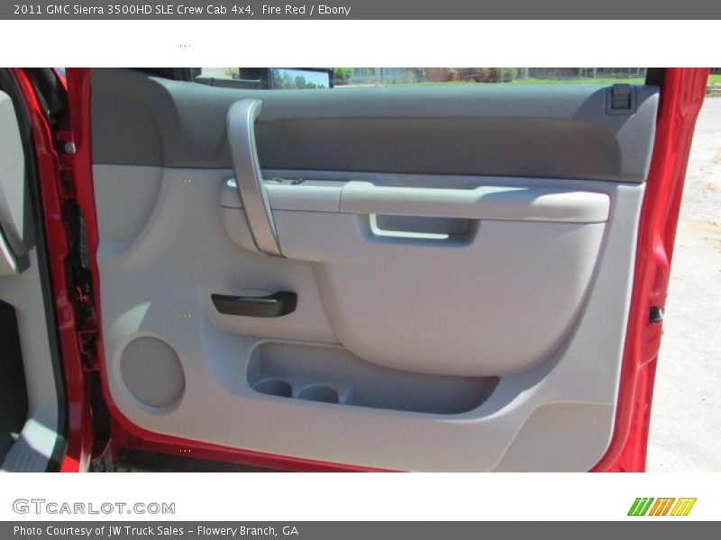 Fire Red / Ebony 2011 GMC Sierra 3500HD SLE Crew Cab 4x4