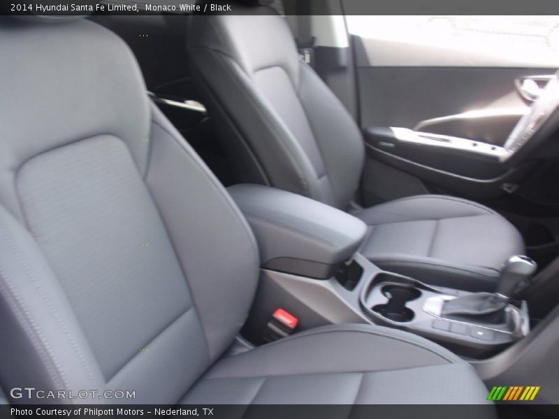 Monaco White / Black 2014 Hyundai Santa Fe Limited