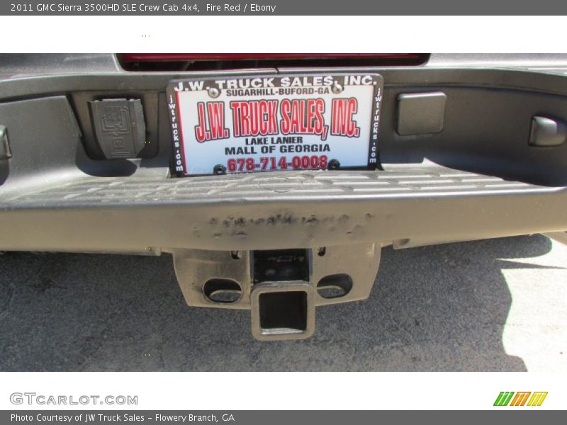 Fire Red / Ebony 2011 GMC Sierra 3500HD SLE Crew Cab 4x4