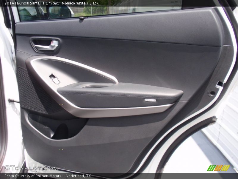 Monaco White / Black 2014 Hyundai Santa Fe Limited