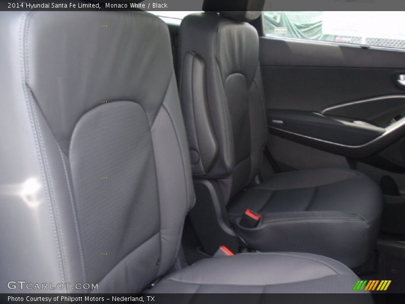 Monaco White / Black 2014 Hyundai Santa Fe Limited