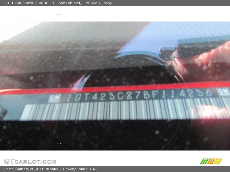 Fire Red / Ebony 2011 GMC Sierra 3500HD SLE Crew Cab 4x4
