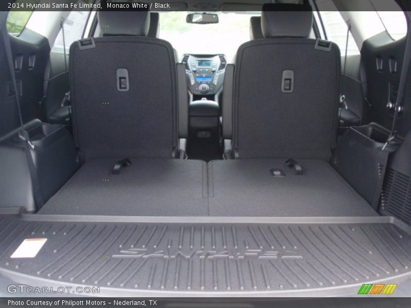 Monaco White / Black 2014 Hyundai Santa Fe Limited