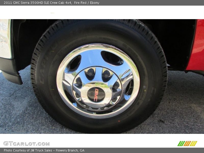 Fire Red / Ebony 2011 GMC Sierra 3500HD SLE Crew Cab 4x4