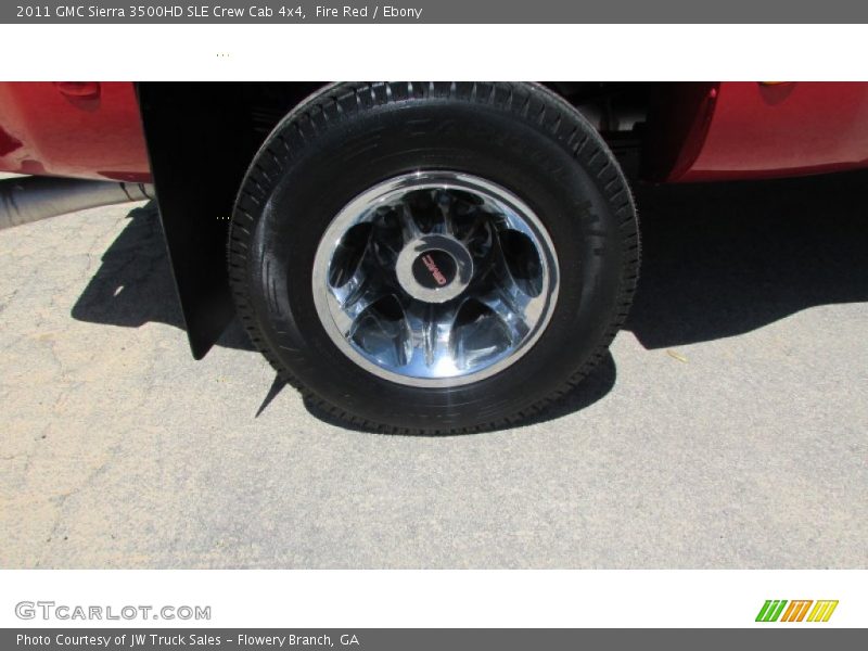 Fire Red / Ebony 2011 GMC Sierra 3500HD SLE Crew Cab 4x4