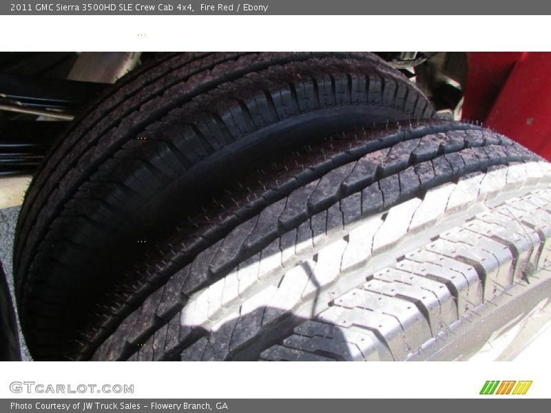 Fire Red / Ebony 2011 GMC Sierra 3500HD SLE Crew Cab 4x4