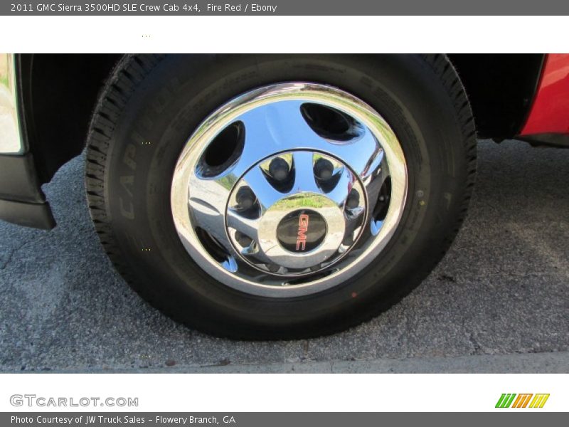 Fire Red / Ebony 2011 GMC Sierra 3500HD SLE Crew Cab 4x4