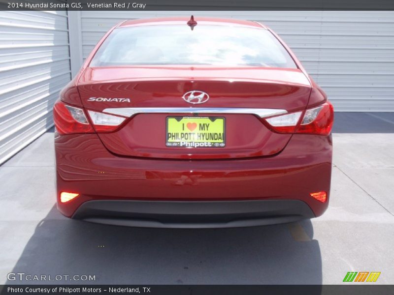 Venetian Red / Gray 2014 Hyundai Sonata GLS