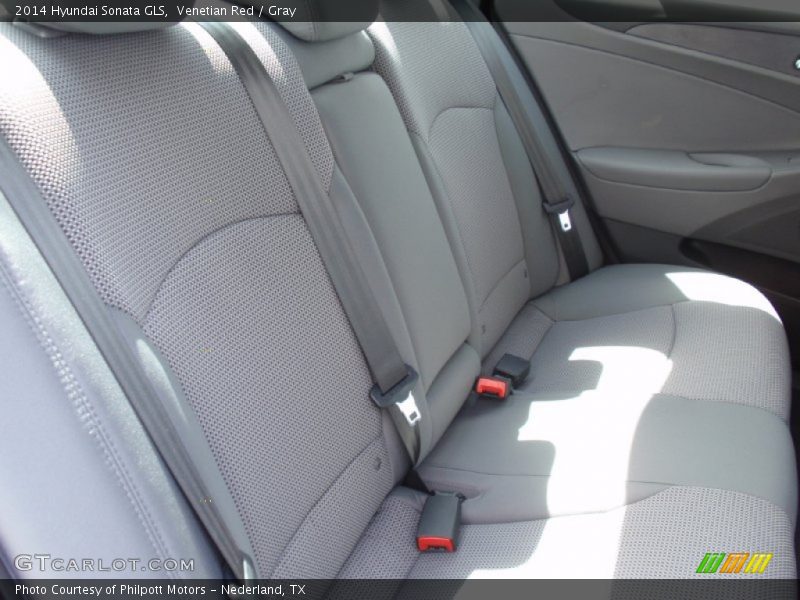 Venetian Red / Gray 2014 Hyundai Sonata GLS