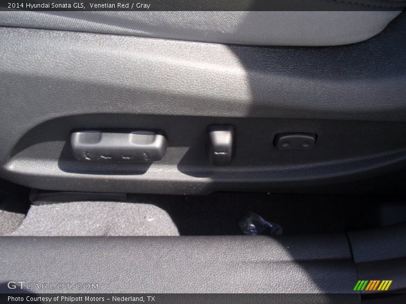 Venetian Red / Gray 2014 Hyundai Sonata GLS