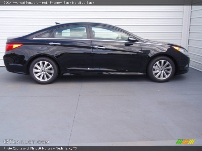 Phantom Black Metallic / Black 2014 Hyundai Sonata Limited