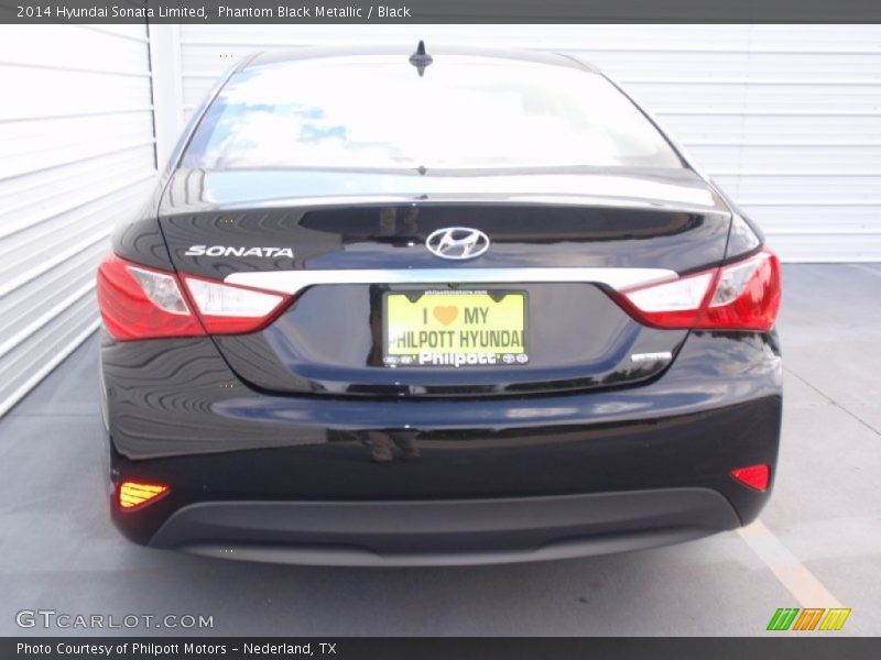 Phantom Black Metallic / Black 2014 Hyundai Sonata Limited