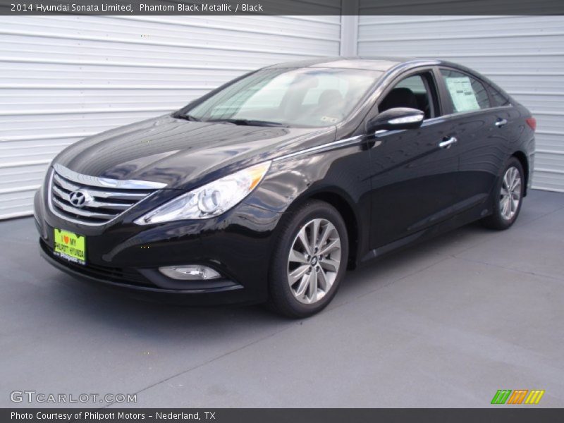 Phantom Black Metallic / Black 2014 Hyundai Sonata Limited