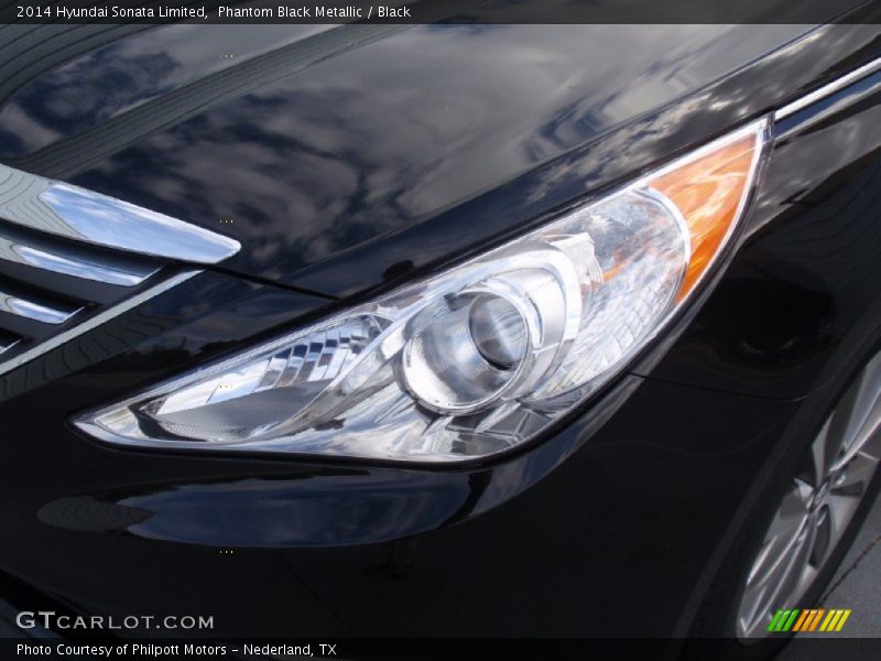 Phantom Black Metallic / Black 2014 Hyundai Sonata Limited