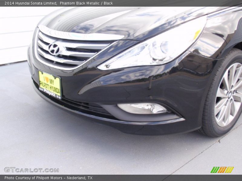 Phantom Black Metallic / Black 2014 Hyundai Sonata Limited