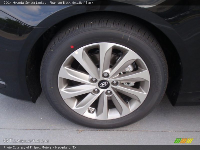 Phantom Black Metallic / Black 2014 Hyundai Sonata Limited
