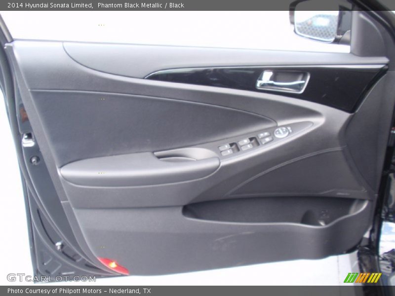 Phantom Black Metallic / Black 2014 Hyundai Sonata Limited