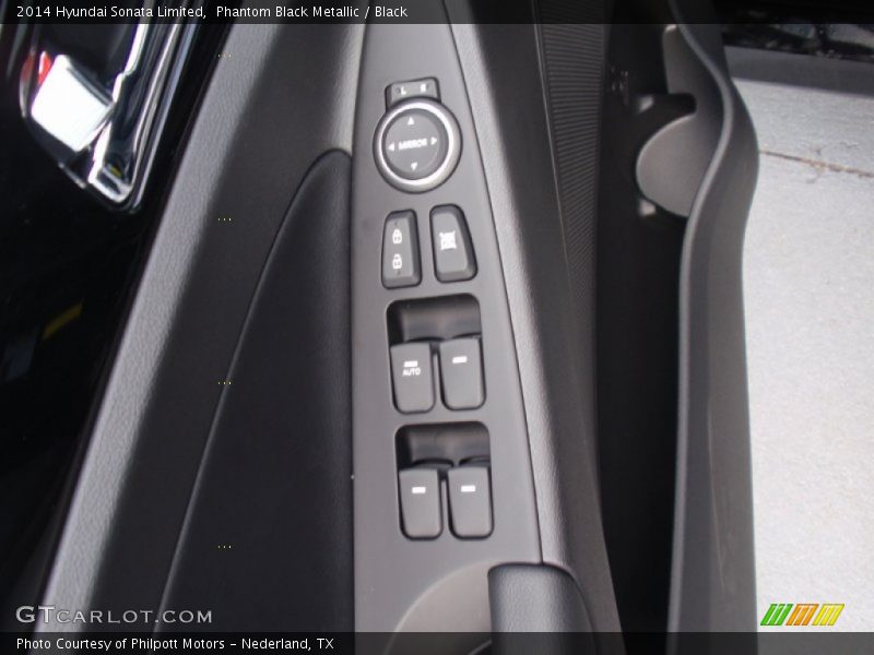 Phantom Black Metallic / Black 2014 Hyundai Sonata Limited