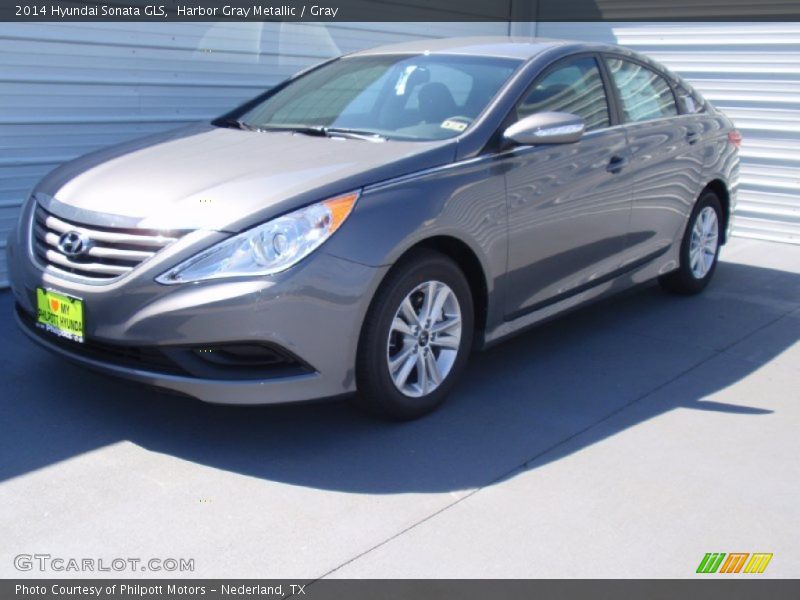 Harbor Gray Metallic / Gray 2014 Hyundai Sonata GLS