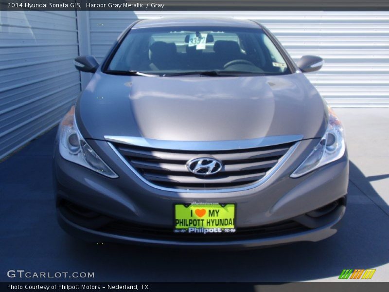 Harbor Gray Metallic / Gray 2014 Hyundai Sonata GLS