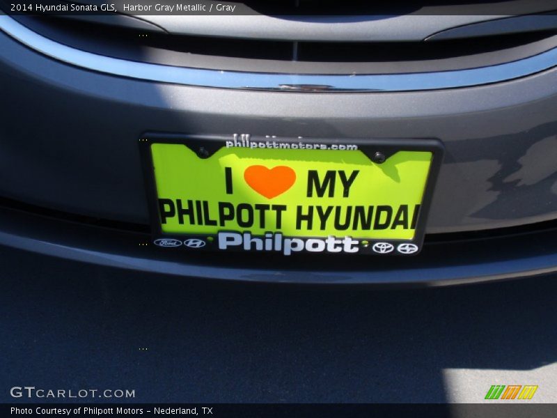 Harbor Gray Metallic / Gray 2014 Hyundai Sonata GLS