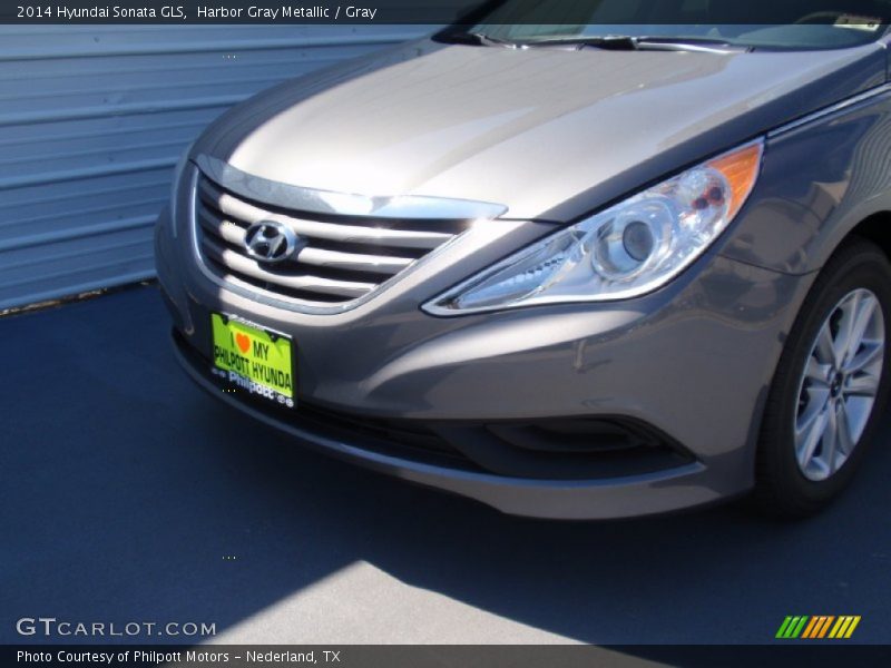 Harbor Gray Metallic / Gray 2014 Hyundai Sonata GLS