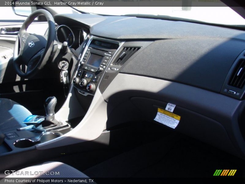 Harbor Gray Metallic / Gray 2014 Hyundai Sonata GLS