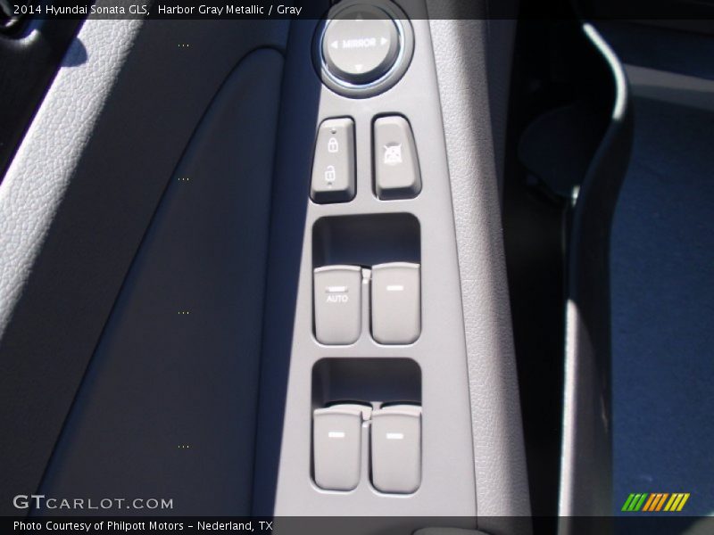 Harbor Gray Metallic / Gray 2014 Hyundai Sonata GLS