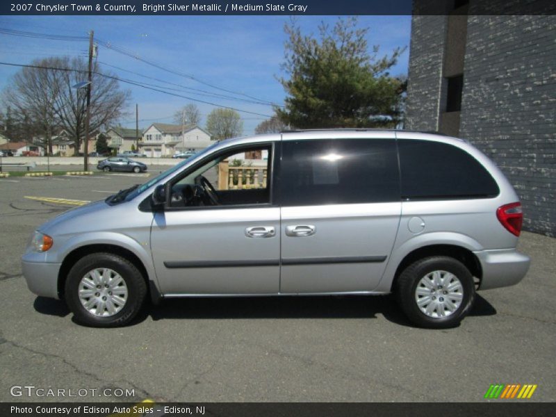 Bright Silver Metallic / Medium Slate Gray 2007 Chrysler Town & Country