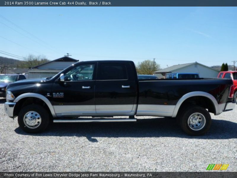 Black / Black 2014 Ram 3500 Laramie Crew Cab 4x4 Dually