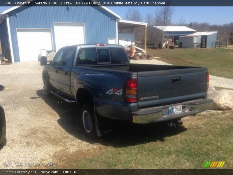 Blue Granite Metallic / Dark Charcoal 2006 Chevrolet Silverado 3500 LT Crew Cab 4x4 Dually